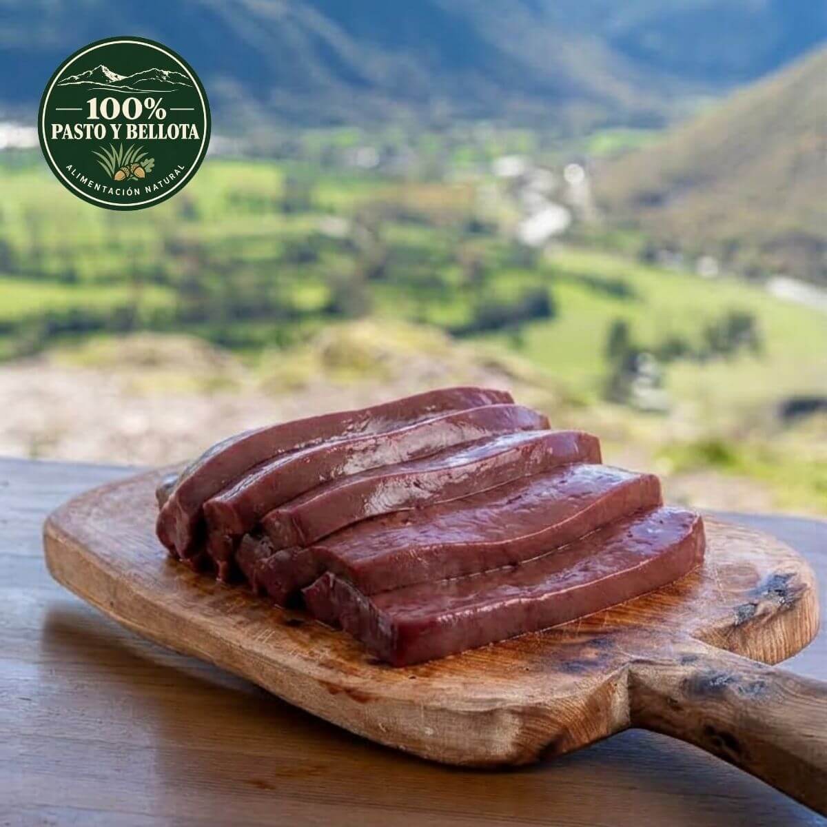 Hígado de ternera (paquete 500g) - Ternera Silvestre (100% Pasto y Bellota)