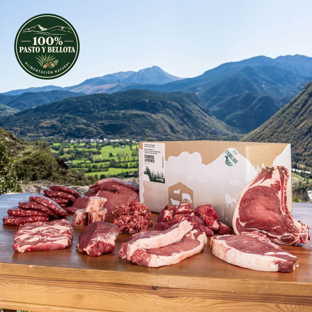 Pack Familiar - Ternera Silvestre (100% Pasto y Bellota)